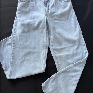 Levi's Light Blue Baggy Dad High-Waist Jeans